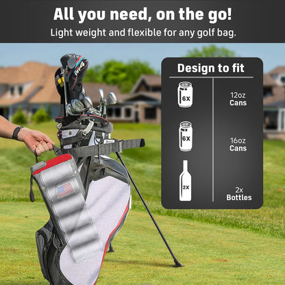 Frostbox Golf Bag Cooler with Ice Pack, Accessories for Men, Insulated Sleeve, Great Gifts